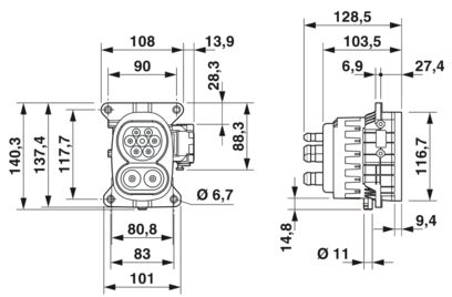CHARX 325ADC Type 2 Inlet