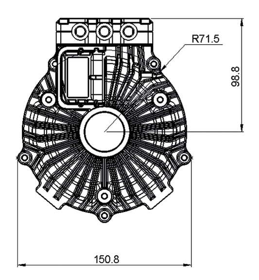 Electrified Motors 132-52-11A+ Motor